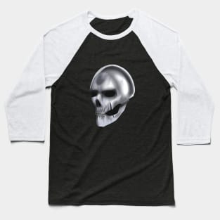 Chrome Skull Baseball T-Shirt